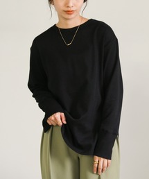 サーマルラウンドヘムベーシックロングTシャツ