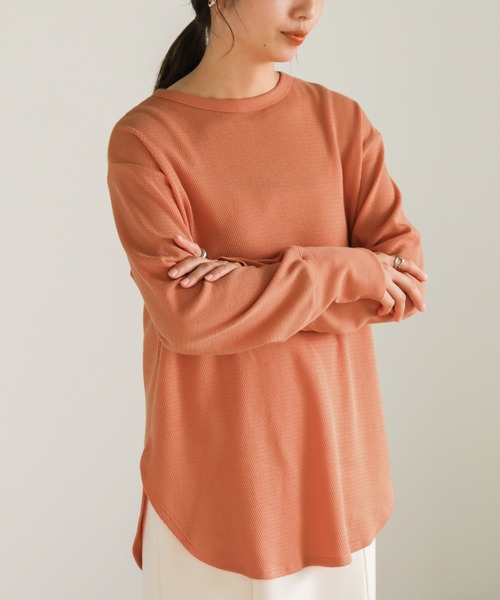 最終値下げ【美品】ゴーシュ シックサーマル　プルオーバー WAX ( ワックス ) サーマル LOOSE FIT THERMAL ( GRAY ) WX-0405 - JAU