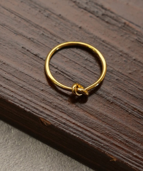 IAMUSE（アイアミューズ）の「金属アレルギー対応　ノットモチーフリング S0830【IAMUSE】（リング・レディース・ゴールド・9号/11号/13号）」の13枚目の写真