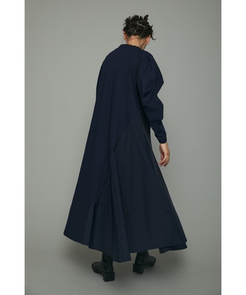 HeRIN.CYE（ヘリンドットサイ）の「Switching long dress（ワンピース・レディース・グレー/ネイビー・FREE）」の10枚目の写真