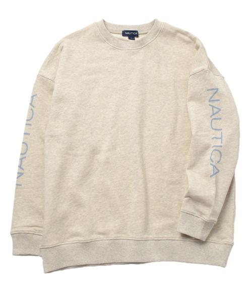 NAUTICA(ノーティカ)の「【NAUTICA】袖ロゴトレーナー(スウェット・キッズ・オートミール/イエロー/グリーン/ブルー/ネイビー・L/XL/M)」の6枚目の写真