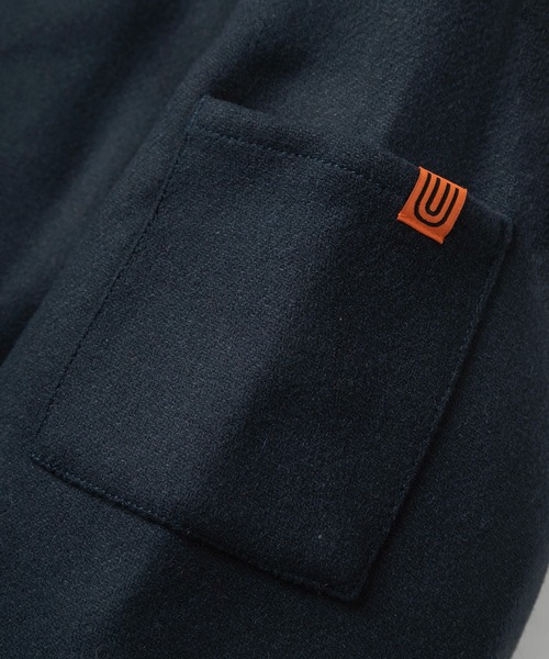 UNIVERSAL OVERALL(ユニバーサルオーバーオール)の「【UNIVERSAL OVERALL/ユニバーサルオーバーオール】ライトメルトン ブルゾン/ TEAM JACKET/メルトンチームジャケット/ビッグシルエット(ブルゾン・メンズ・ブラック/ネイビー/キャメル・M/L/XL)」の12枚目の写真