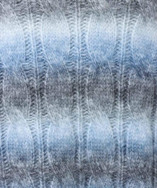 INGNI（イング）の「モックネックグラデーションケーブルニット（ニット/セーター・レディース・ブルー/ピンク/イエロー・M）」の7枚目の写真