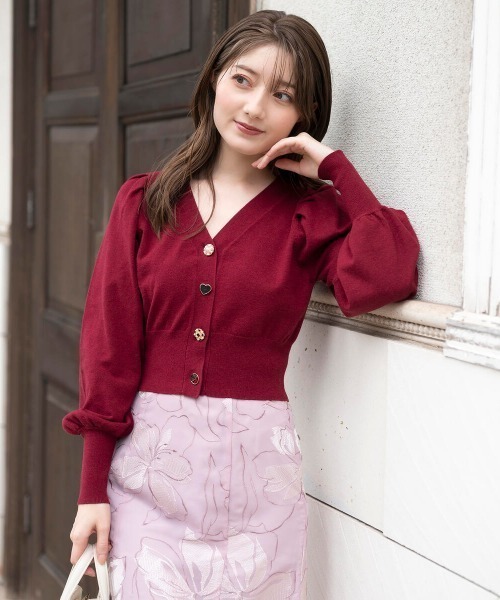 MISCH MASCH（ミッシュマッシュ）の「フラワー刺繍フレアスカート（スカート・レディース・グリーン系その他/ベージュ/ピンク系その他・SMALL/MEDIUM）」の7枚目の写真