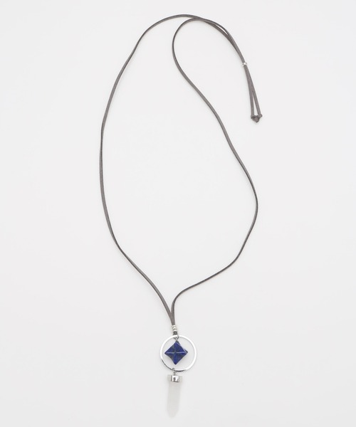 チャイハネ（チャイハネ）の「【チャイハネ】スタロックMEN'Sネックレス（ネックレス・メンズ・ダークブルー/パープル/ブラウン/クリア・FREE）」の8枚目の写真