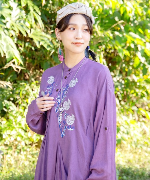 チャイハネ（チャイハネ）の「【チャイハネ】スタロックMEN'Sネックレス（ネックレス・メンズ・ダークブルー/パープル/ブラウン/クリア・FREE）」の11枚目の写真