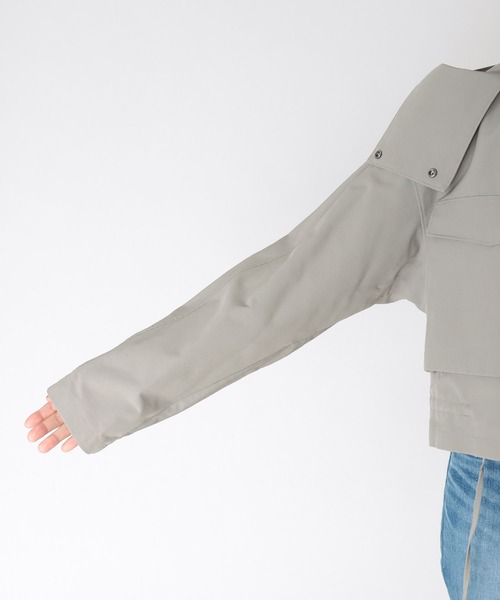 Hart(ハート)の「Hart / short hooded blouson(ショートフード付きブルゾン)(ブルゾン・レディース・ベージュ・38)」の15枚目の写真