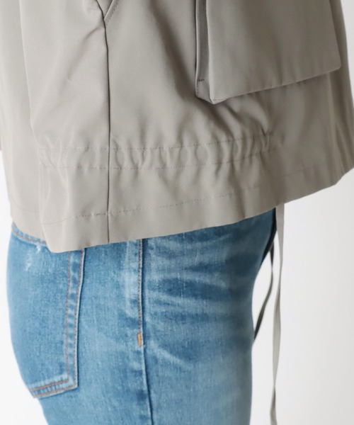 Hart(ハート)の「Hart / short hooded blouson(ショートフード付きブルゾン)(ブルゾン・レディース・ベージュ・38)」の8枚目の写真