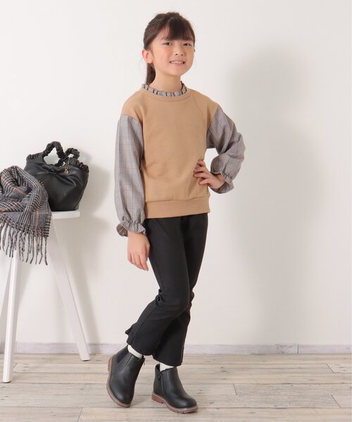 ikka(イッカ)の「後ろフリルストレッチパンツ(120~160cm)(その他パンツ・キッズ・ブラック/ブルー・120/130/140/150/160)」の17枚目の写真