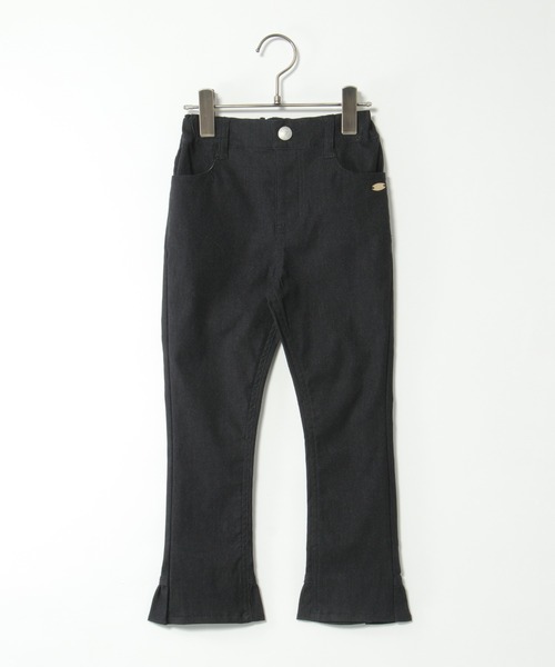 ikka(イッカ)の「後ろフリルストレッチパンツ(120~160cm)(その他パンツ・キッズ・ブラック/ブルー・120/130/140/150/160)」の1枚目の写真