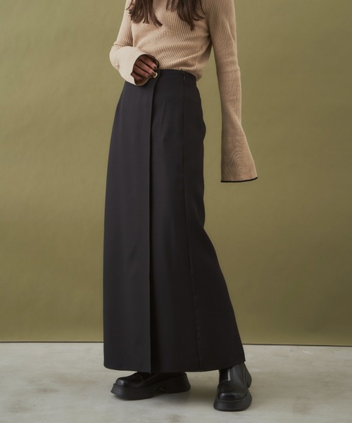 Shelly island（シェリーアイランド）の「2WAYラップロングスカート