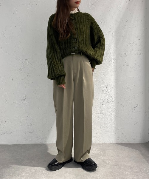 apres jour mignon（アプレジュールミニョン）の「2WAYざっくり編みニット【ZOZOTOWN限定アイテム】（ニット/セーター・レディース・オレンジ/ライトベージュ/グリーン・フリー/X-LARGE）」の16枚目の写真