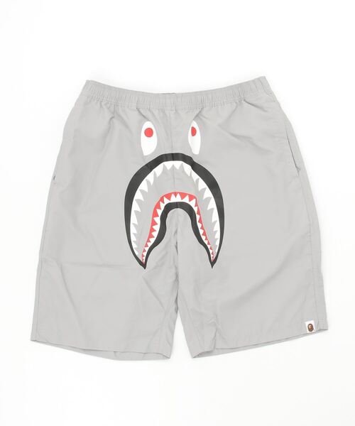 a bathing ape shark bape BEACH SHORTS 水着 COLOR CAMO SIDE SHARK BEACH SHORTS | bape.com
