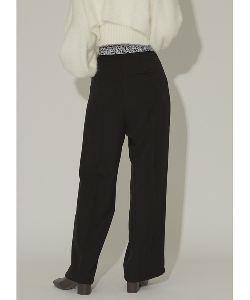 Adoon plain(アドーンプレーン)の「ウエストゴムパンツ(その他パンツ・レディース・グレー/ブラック・MEDIUM/LARGE)」の5枚目の写真