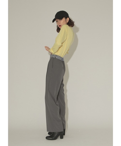 Adoon plain(アドーンプレーン)の「ウエストゴムパンツ(その他パンツ・レディース・グレー/ブラック・MEDIUM/LARGE)」の16枚目の写真