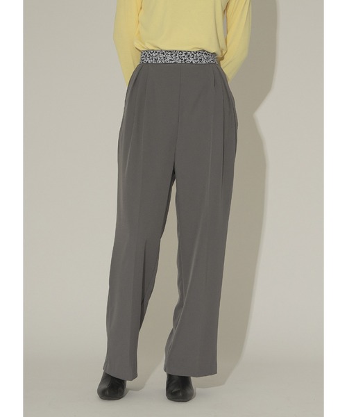 Adoon plain(アドーンプレーン)の「ウエストゴムパンツ(その他パンツ・レディース・グレー/ブラック・MEDIUM/LARGE)」の11枚目の写真