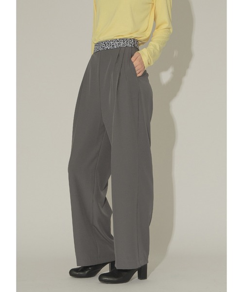 Adoon plain(アドーンプレーン)の「ウエストゴムパンツ(その他パンツ・レディース・グレー/ブラック・MEDIUM/LARGE)」の12枚目の写真