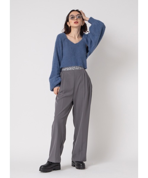 Adoon plain(アドーンプレーン)の「ウエストゴムパンツ(その他パンツ・レディース・グレー/ブラック・MEDIUM/LARGE)」の19枚目の写真