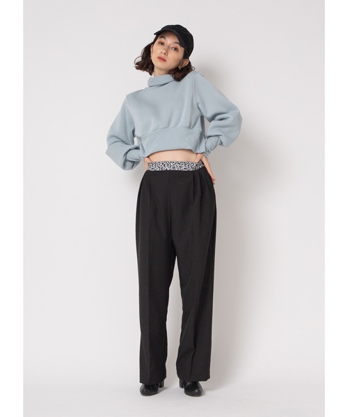 Adoon plain(アドーンプレーン)の「ウエストゴムパンツ(その他パンツ・レディース・グレー/ブラック・MEDIUM/LARGE)」の10枚目の写真