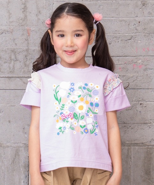 RAGMART（ラグマート）の「プリントTシャツ（Tシャツ/カットソー・キッズ・グリーン/ピンク/オフホワイト・90cm/80ｃｍ/95cm）」の3枚目の写真