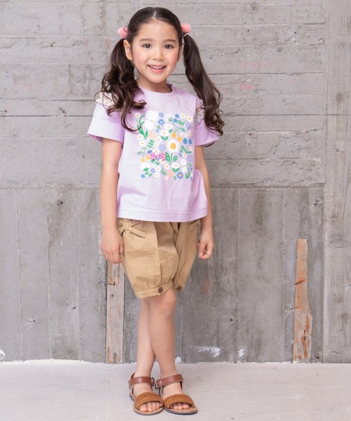 RAGMART（ラグマート）の「プリントTシャツ（Tシャツ/カットソー・キッズ・グリーン/ピンク/オフホワイト・90cm/80ｃｍ/95cm）」の5枚目の写真