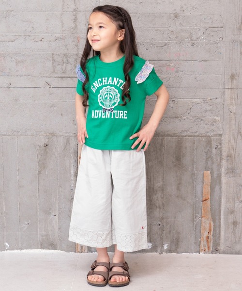RAGMART（ラグマート）の「プリントTシャツ（Tシャツ/カットソー・キッズ・グリーン/ピンク/オフホワイト・90cm/80ｃｍ/95cm）」の4枚目の写真
