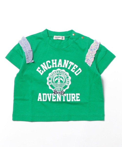 RAGMART（ラグマート）の「プリントTシャツ（Tシャツ/カットソー・キッズ・グリーン/ピンク/オフホワイト・90cm/80ｃｍ/95cm）」の15枚目の写真
