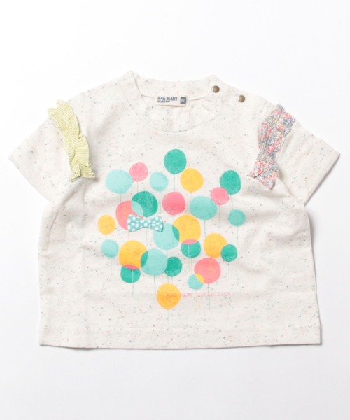 RAGMART（ラグマート）の「プリントTシャツ（Tシャツ/カットソー・キッズ・グリーン/ピンク/オフホワイト・90cm/80ｃｍ/95cm）」の14枚目の写真