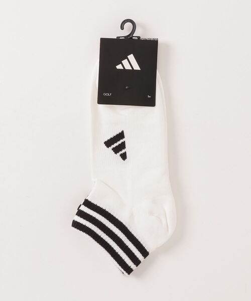 adidas golf セットアップ三点セット（ソックス付き） アンクル丈 スリーストライプス クッションソックス【adidas