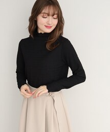 DRESKIP | しぼ感シアーハイネックインナートップス(Tシャツ/カットソー)