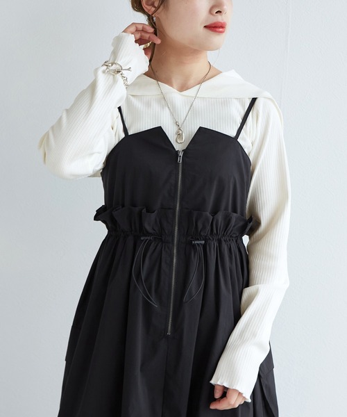 w closet（ダブルクローゼット）の「セーラーカラーリブプルオーバー