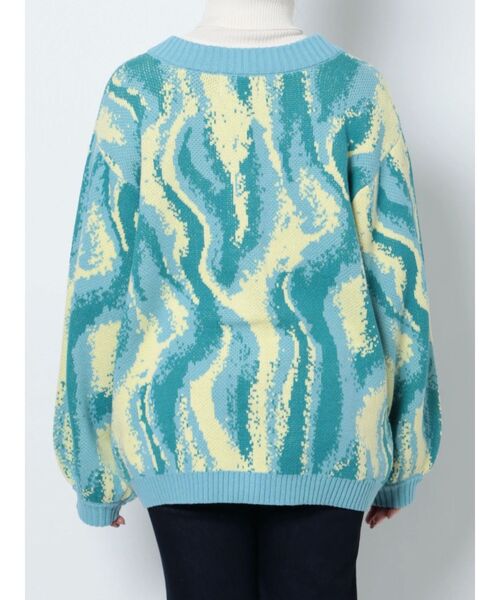 jouetie（ジュエティ）の「スプリングカラールーズカーデ【ニットカーディガン】（カーディガン/ボレロ・レディース・パープル/ピンク/ブルー/グリーン・MEDIUM）」の7枚目の写真