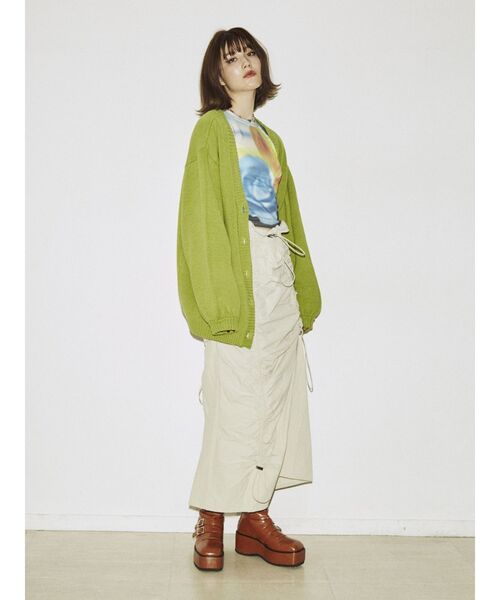 jouetie（ジュエティ）の「スプリングカラールーズカーデ【ニットカーディガン】（カーディガン/ボレロ・レディース・パープル/ピンク/ブルー/グリーン・MEDIUM）」の19枚目の写真