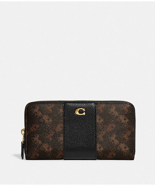 COACH（コーチ）の「アコーディオン ジップ ウォレット・ホース アンド