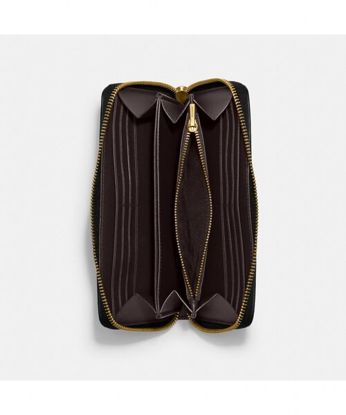 COACH（コーチ）の「アコーディオン ジップ ウォレット・ホース
