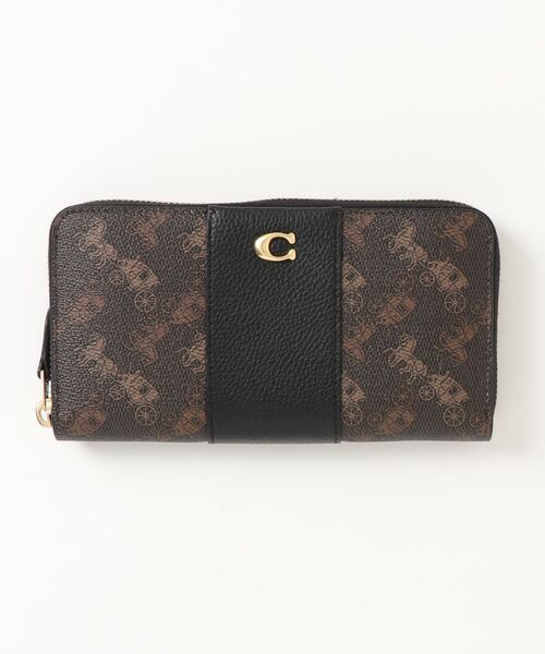COACH（コーチ）の「アコーディオン ジップ ウォレット・ホース アンド