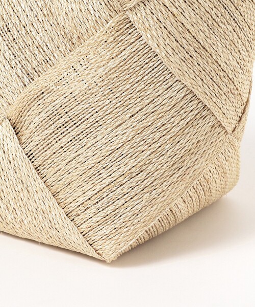 VIOLAd'ORO（ヴィオラドーロ）の「VIOLAd’ORO / MIRO アバカメッシュ トートバッグ（トートバッグ・レディース・ナチュラル/ブラック・ONE SIZE）」の15枚目の写真