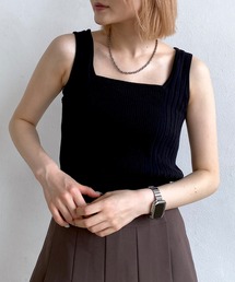 PAGEBOY | スクエアネックニットタンク(タンクトップ)