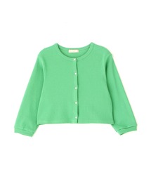 ◆リブショート丈カットソーカーディガン