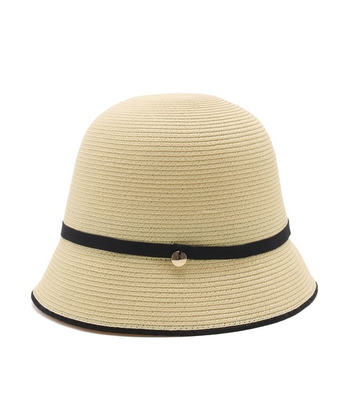 ROPE' PICNIC(ロペピクニック)の「ウォッシャブルブレードベルハット(ハット・レディース・ブラック/ベージュ・FREE)」の4枚目の写真