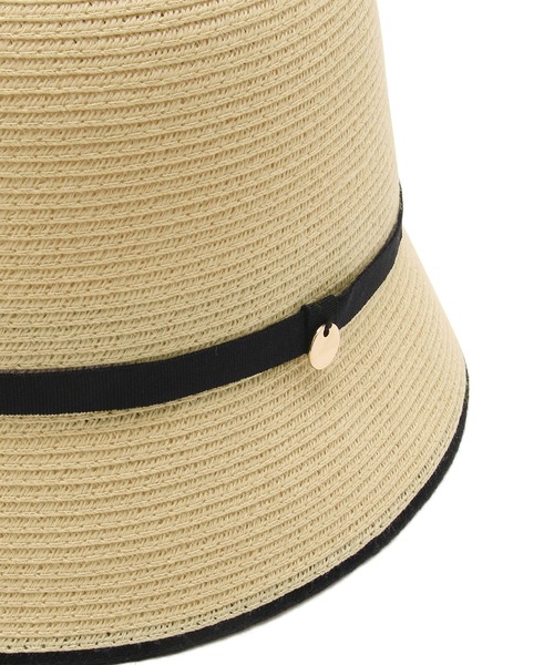 ROPE' PICNIC(ロペピクニック)の「ウォッシャブルブレードベルハット(ハット・レディース・ブラック/ベージュ・FREE)」の5枚目の写真