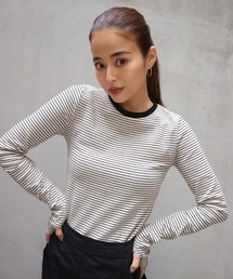 TRUNC | Soft Touch Border Tee(Tシャツ/カットソー)