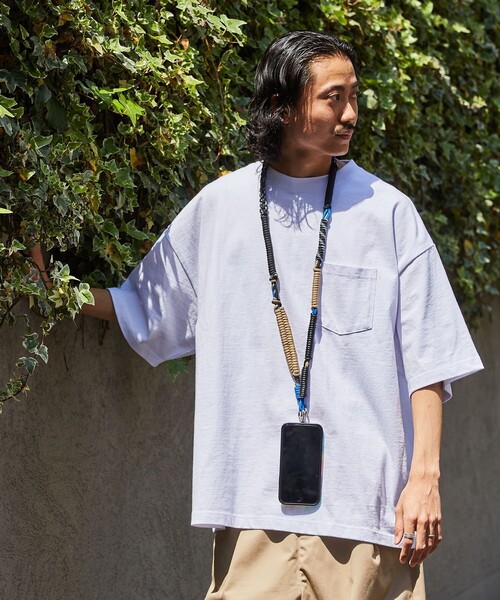 FREAK'S STORE（フリークスストア）の「【限定展開】9オンス Heavyweight ビッグシルエット クルーネック ポケットTシャツ/ヘビーウェイト（Tシャツ/カットソー・メンズ・ホワイト系その他/ネイビー/ホワイト/ブラック系その他/アッシュグレー/ブラック/グレイッシュベージュ/ダークグリーン・MEDIUM/SMALL/LARGE）」の15枚目の写真