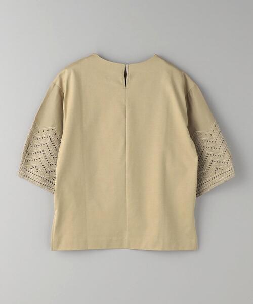 「BEAUTY&YOUTH UNITED ARROWS」 7分袖カットソー - ベージュ レディース BEAUTY&YOUTH UNITED ARROWS（ビューティーアンドユース