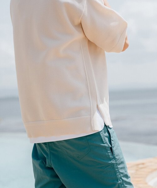 EDIFICE（エディフィス）の「スポンディッシュ リラックス ニット Tシャツ（ニット/セーター・メンズ・ブルー/チャコールグレー/ブラック/アイボリー/レッド・SMALL/MEDIUM/LARGE）」の22枚目の写真