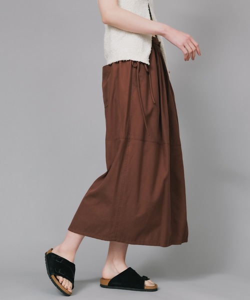 SAYAKADAVIS(サヤカディヴィス)の「SAYAKADAVIS/サヤカ デイヴィス Pull-on Skirt コクーンスカート ギャザー リラックススカート(スカート・レディース・ブラウン・XS/S)」の22枚目の写真