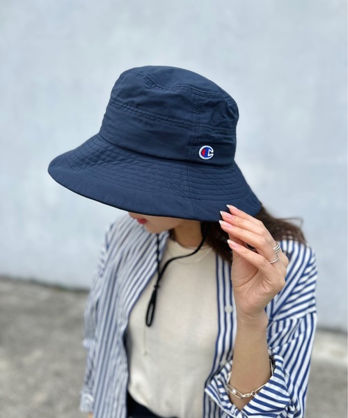 Champion(チャンピオン)の「champion / タフタコードハット / CMP-171-0022(ハット・レディース・カーキ/ブラック/ベージュ/ネイビー・ONESIZE)」の4枚目の写真