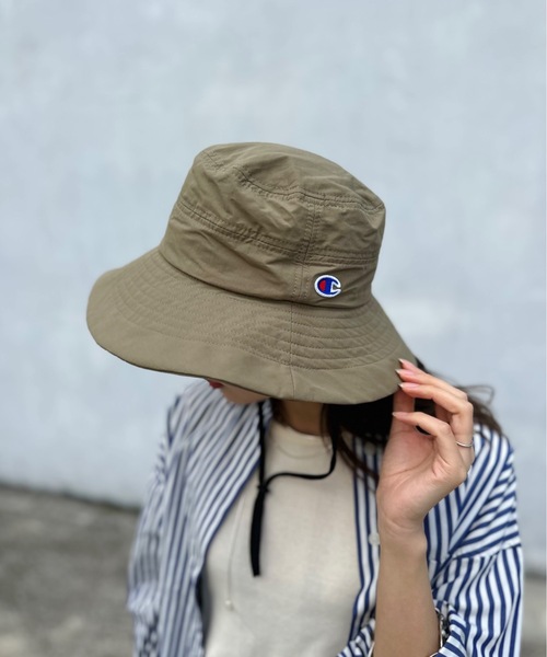 Champion(チャンピオン)の「champion / タフタコードハット / CMP-171-0022(ハット・レディース・カーキ/ブラック/ベージュ/ネイビー・ONESIZE)」の3枚目の写真