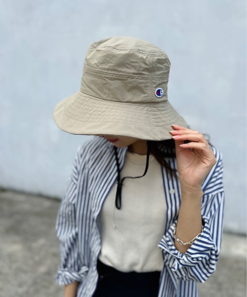 Champion(チャンピオン)の「champion / タフタコードハット / CMP-171-0022(ハット・レディース・カーキ/ブラック/ベージュ/ネイビー・ONESIZE)」の6枚目の写真
