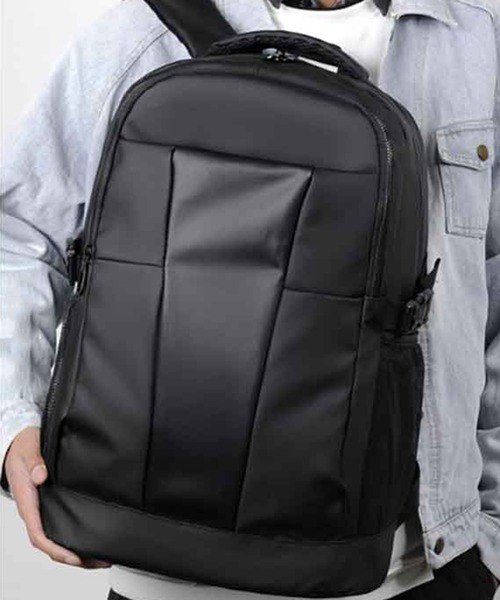 STYLEBLOCK(スタイルブロック)の「メッシュポケットバックパック(バックパック/リュック・メンズ・グレー/ブラック・FREE)」の2枚目の写真